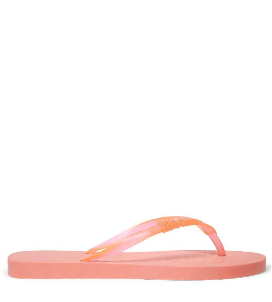 Santa Lolla, Flip Flop Laranja Borracha Flat