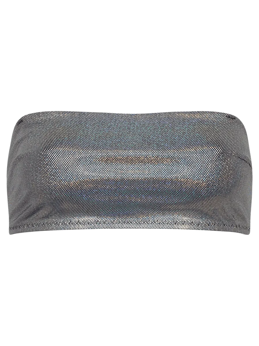 Loungerie, Top Faixa Metalizado Kim Multicolor