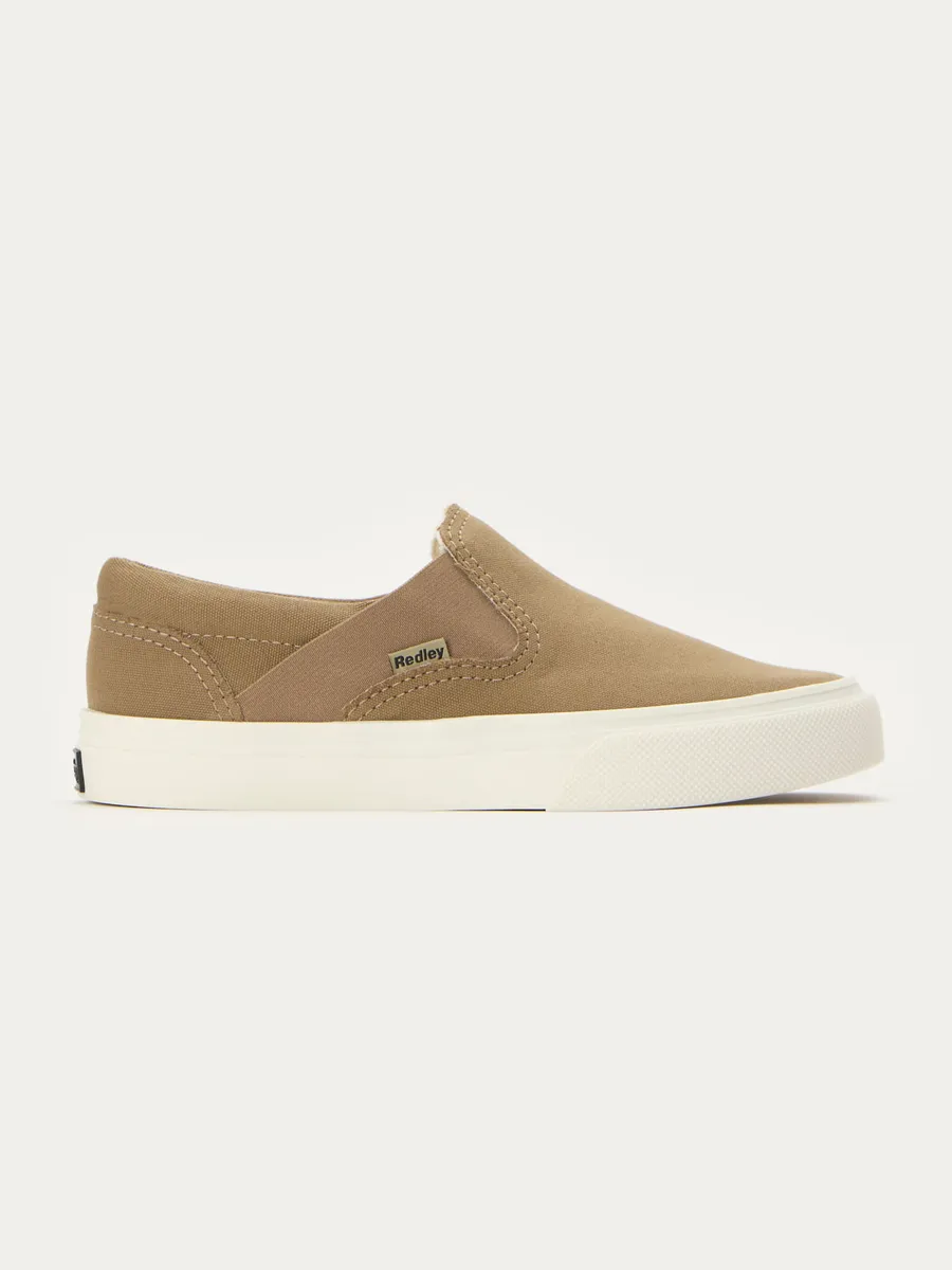 Redley, Tênis redley slip on caqui
