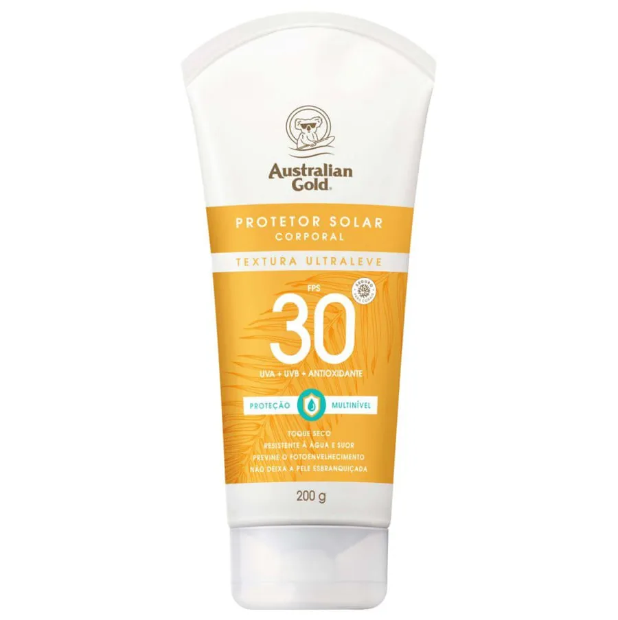 Australian Gold, Protetor Solar Corporal Australian Gold 50432 Creme FPS 30 200g