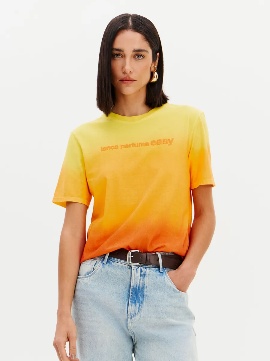 Sport Easy, T-shirt De Manga Curta Com Estampa Easy