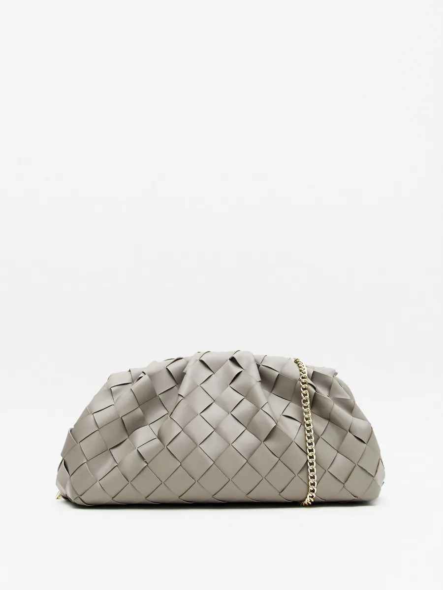 Lança Perfume, Bolsa Clutch Com Enfeite E Pingente