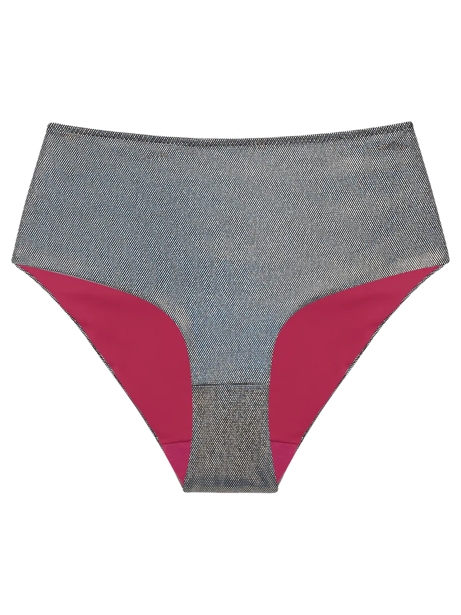 Loungerie, Calcinha Hot Pant Metalizado Kim Multicolor