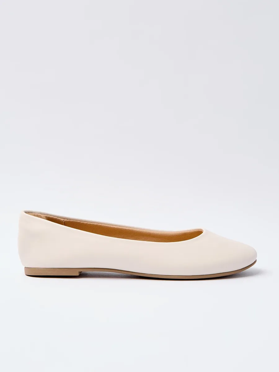 Mr. Cat, SAPATILHA SIMPLE BICO REDONDO OFF WHITE