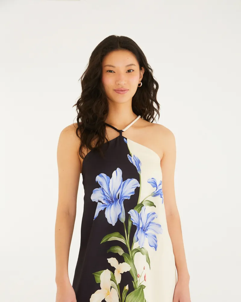 Farm — Vestido Alcinha Estampado Céu De Flor