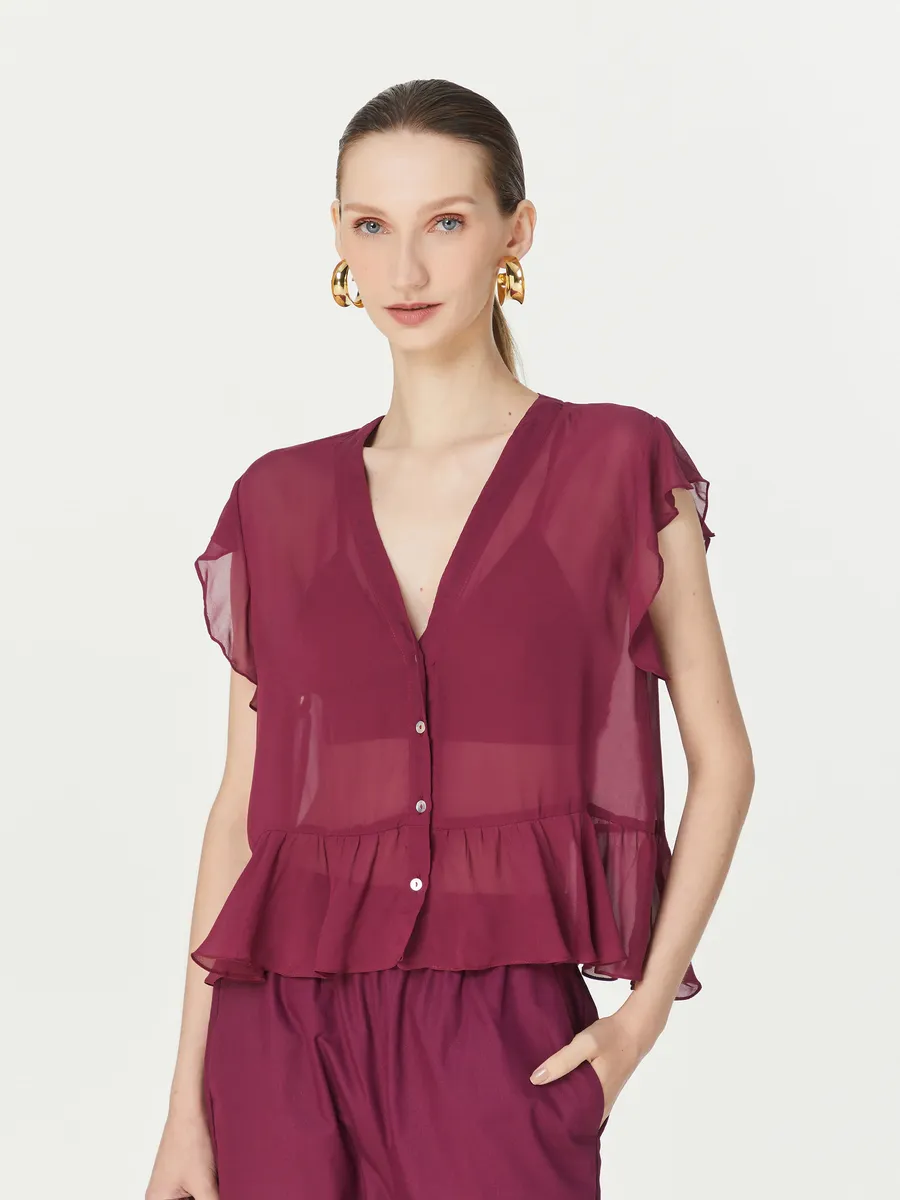 Blusa de grife em promoção