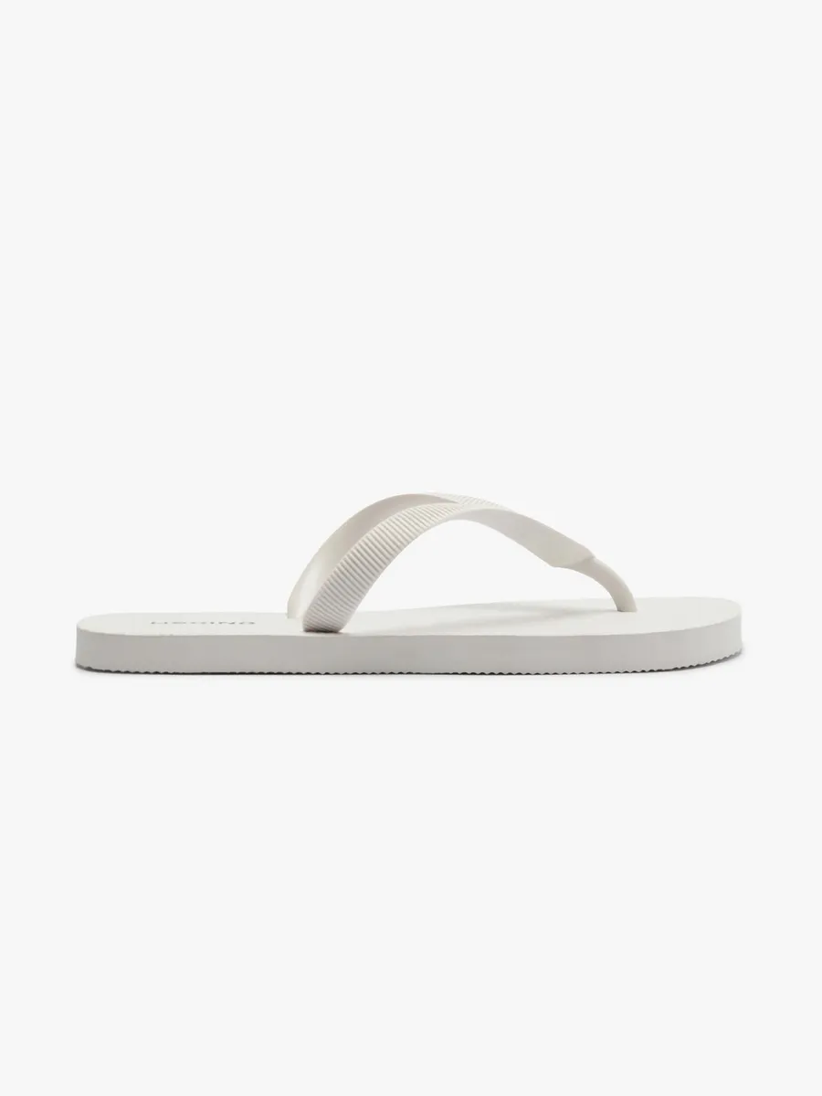 Hering Shoes, Chinelo De Dedo Masculino Texturizado - Branco
