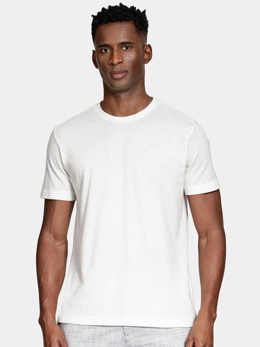 Aramis, Camiseta Manga Curta Linho Natural