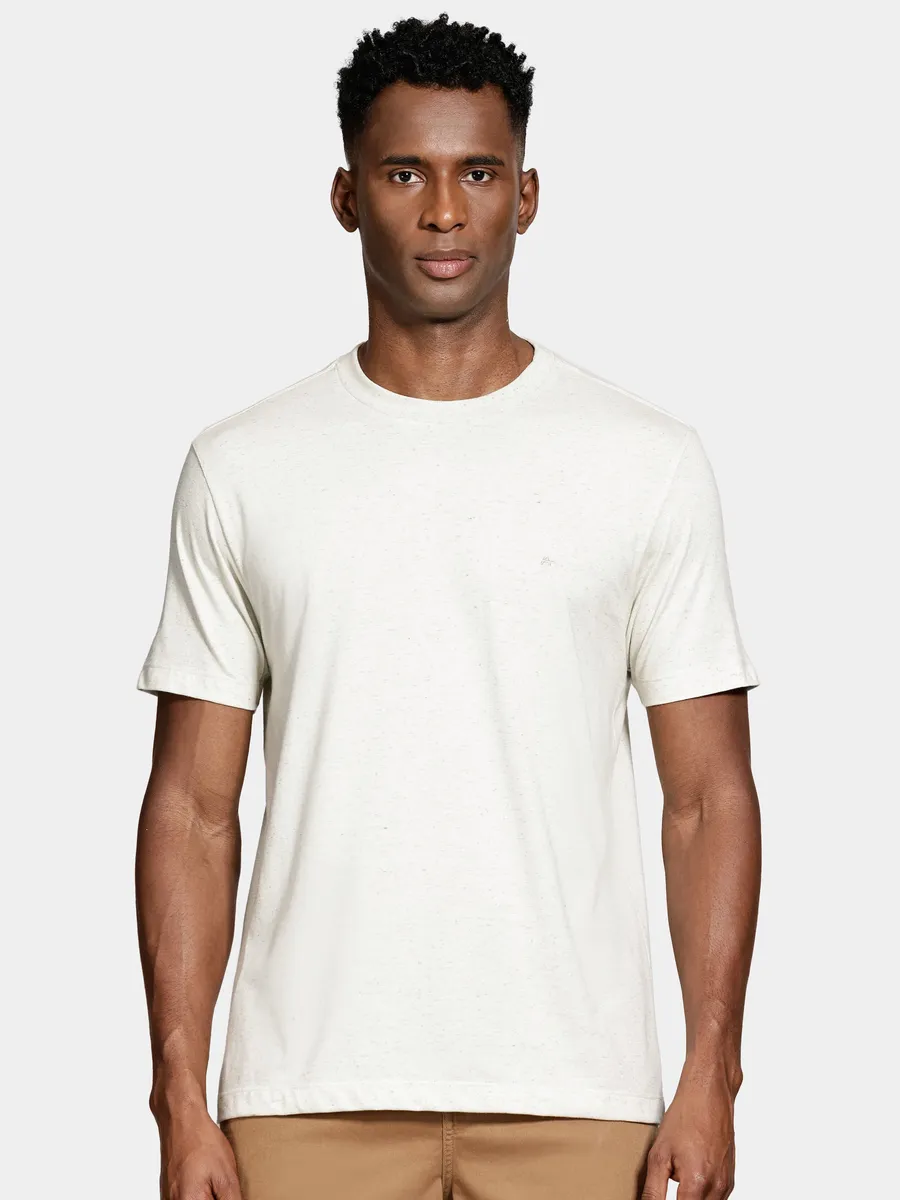 Aramis, Camiseta Manga Curta Com Linho Verde Agua
