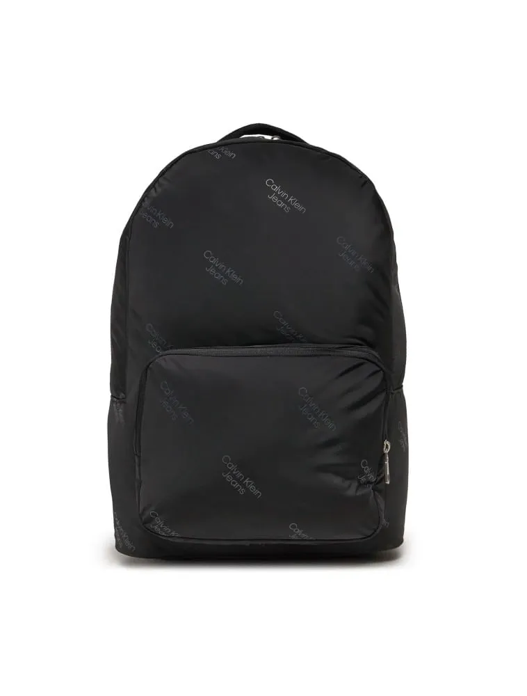 Calvin Klein Jeans, Mochila Masculina Logo Calvin Klein Jeans - Preto
