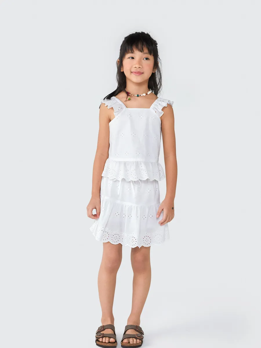 Hering Kids, Shorts Infantil Menina - Branco