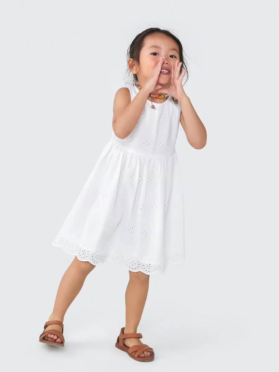 Hering Kids, Vestido Infantil Toddler - Branco