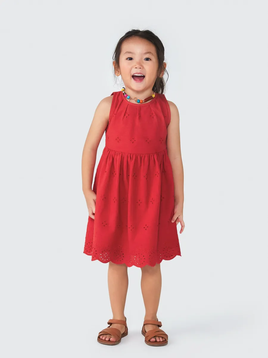 Hering Kids, Vestido Infantil Toddler - Vermelho