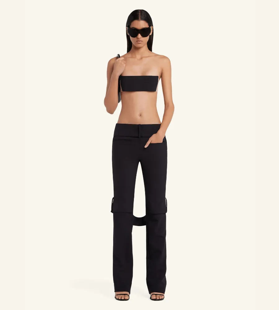 Courrèges, Top Illusion Crepe Jersey Courrèges