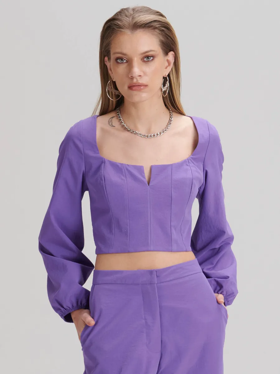 My Ft, Blusa Cropped Corset