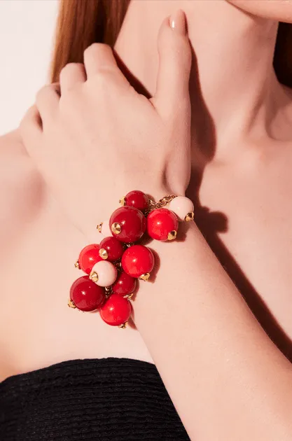 Água de Coco, Pulseira de Resina Acessórios Sementes