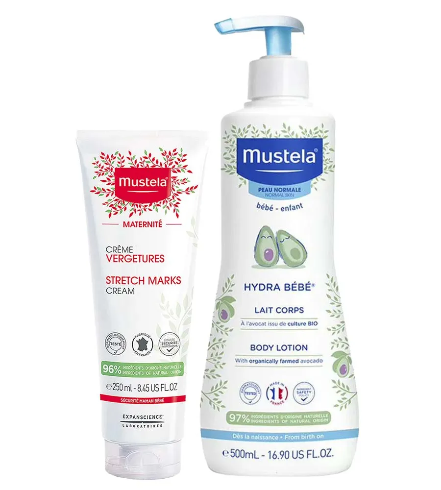 Mustela, Mustela Kit – Creme para Estrias Maternité 250ml + Hidratante Hydra Bebê 500ml